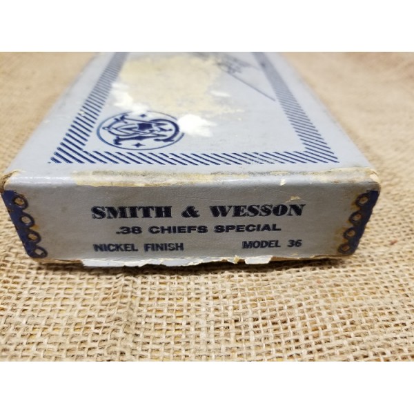 Smith and Wesson Model 39 no dash nickel in box
