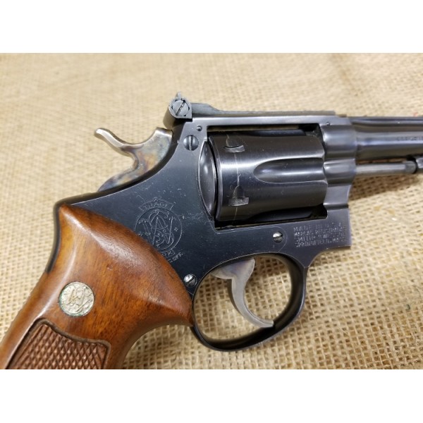 Smith and Wesson Pre Model 18 4" 22lr revolver, 1953