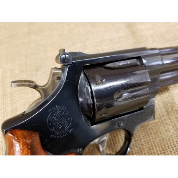 Smith and Wesson 57 with wood box