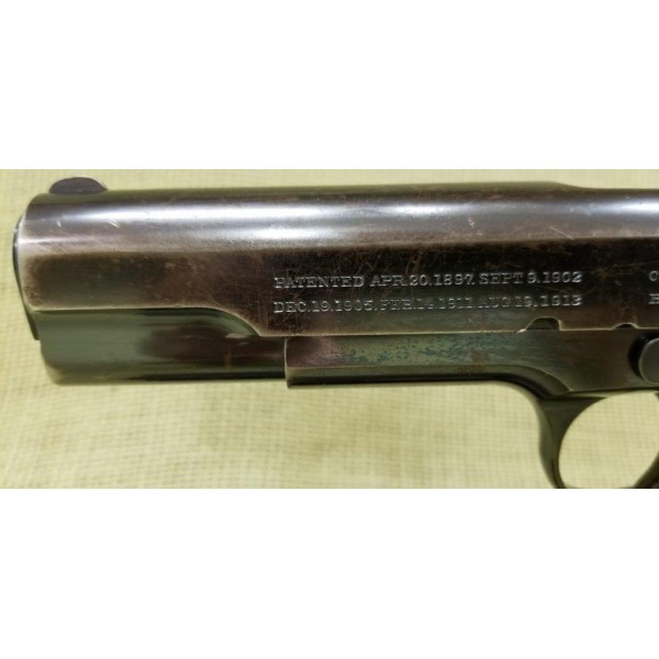 Colt 1911 Commercial UK to Canada Pistol 1914 Manufacture