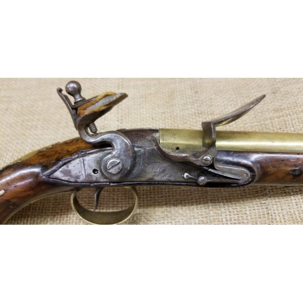 British Georgian Flintlock Pistol by Rea of London