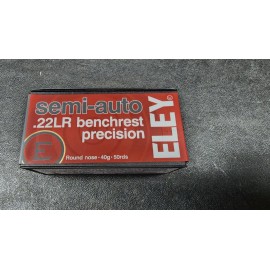 ELEY semi-auto .22lr benchrest precision round nose 40gr