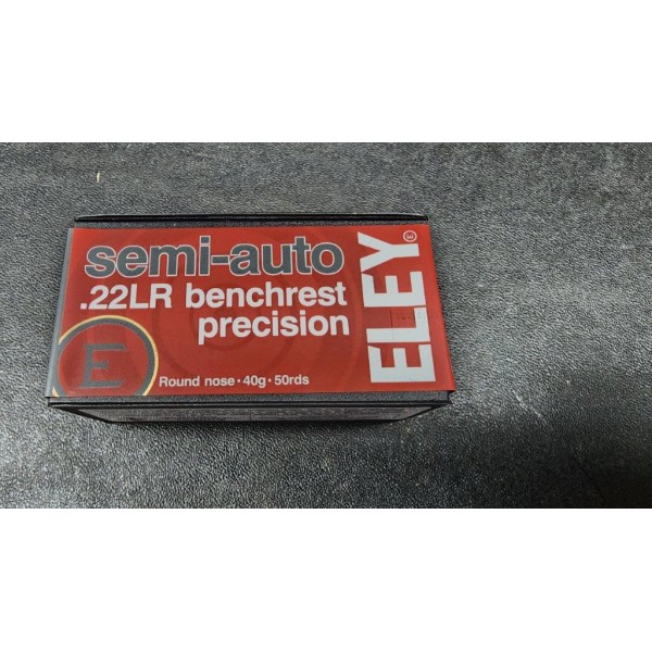 ELEY semi-auto .22lr benchrest precision round nose 40gr