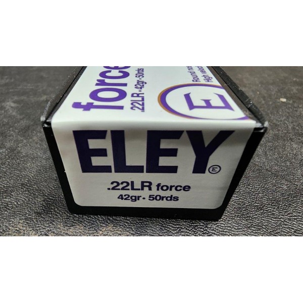 ELEY force .22lr 42gr round nose high velocity