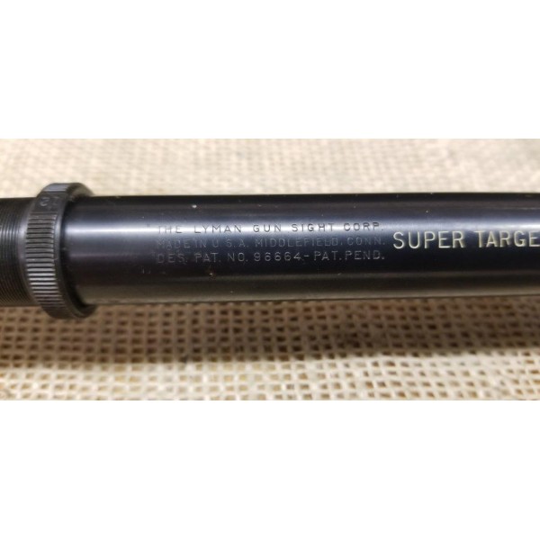 Lyman 12X Super Targetspot Scope w/ factory metal box